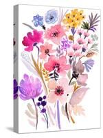 Flower Posy VI-Karen Fields-Stretched Canvas