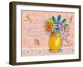 Flower Pot 1-Megan Aroon Duncanson-Framed Giclee Print