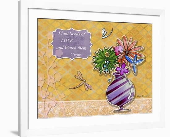 Flower Pot 2-2-Megan Aroon Duncanson-Framed Giclee Print