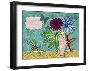 Flower Pot 3-Megan Aroon Duncanson-Framed Giclee Print