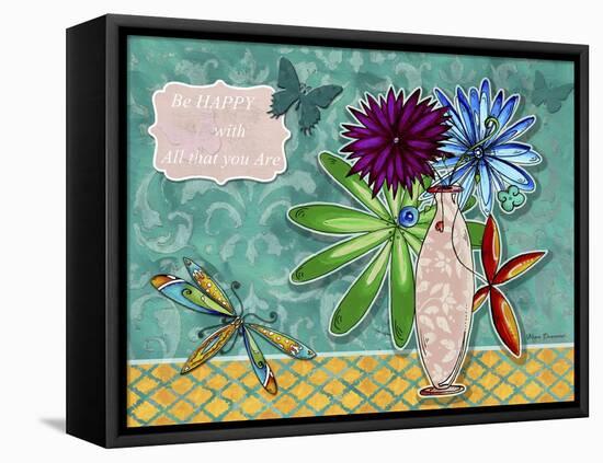 Flower Pot 3-Megan Aroon Duncanson-Framed Stretched Canvas