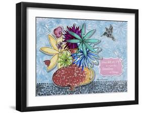 Flower Pot 4-Megan Aroon Duncanson-Framed Giclee Print