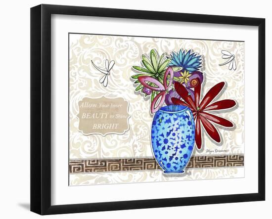 Flower Pot 5-2-Megan Aroon Duncanson-Framed Giclee Print