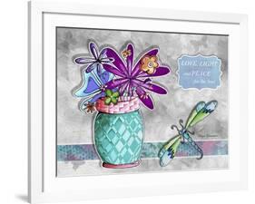 Flower Pot 6-Megan Aroon Duncanson-Framed Giclee Print