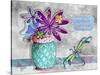 Flower Pot 6-Megan Aroon Duncanson-Stretched Canvas