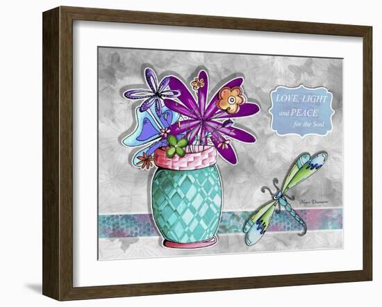 Flower Pot 6-Megan Aroon Duncanson-Framed Giclee Print