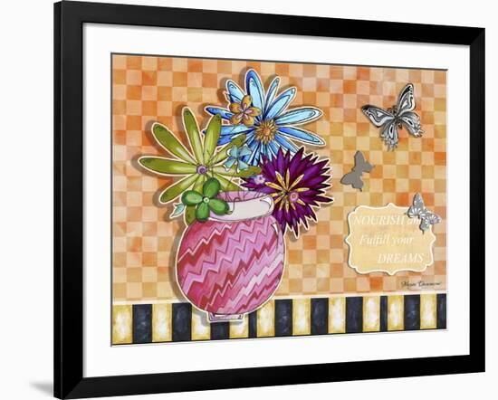 Flower Pot 7-Megan Aroon Duncanson-Framed Giclee Print