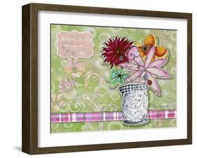 Flower Pot 8-Megan Aroon Duncanson-Framed Giclee Print