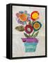 Flower Pot I-Elizabeth St. Hilaire-Framed Stretched Canvas