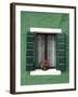 Flower Pot on Window Sill, Burano, Venice, Veneto, Italy-Sergio Pitamitz-Framed Photographic Print