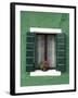 Flower Pot on Window Sill, Burano, Venice, Veneto, Italy-Sergio Pitamitz-Framed Photographic Print