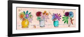 Flower Pot Set 1-Megan Aroon Duncanson-Framed Giclee Print