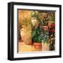 Flower Pots Left-Art Fronckowiak-Framed Art Print