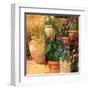 Flower Pots Left-Art Fronckowiak-Framed Art Print