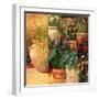 Flower Pots Left-Art Fronckowiak-Framed Art Print