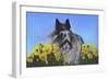 Flower Power Bunny-Karie-Ann Cooper-Framed Giclee Print