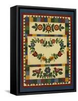 Flower Quilt 1-Debbie McMaster-Framed Stretched Canvas