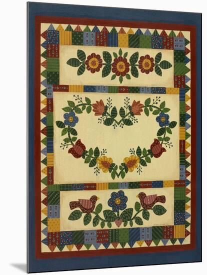 Flower Quilt 1-Debbie McMaster-Mounted Giclee Print