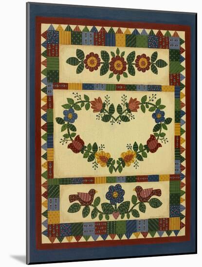 Flower Quilt 1-Debbie McMaster-Mounted Giclee Print