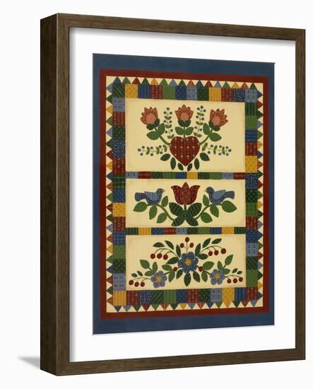 Flower Quilt 2-Debbie McMaster-Framed Giclee Print