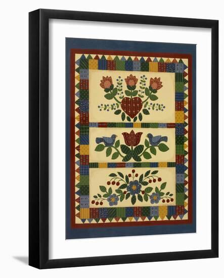 Flower Quilt 2-Debbie McMaster-Framed Giclee Print