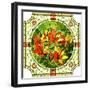 Flower Red Lilies-Vertyr-Framed Art Print