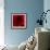 Flower Red Shade-Johan Lilja-Framed Giclee Print displayed on a wall