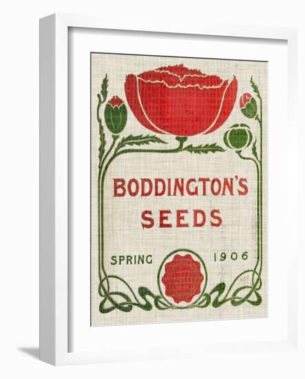 Flower Seed Packs III-Vision Studio-Framed Art Print