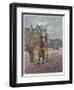 Flower Seller in Pont-Neuf-Georges Jules Auguste Cain-Framed Giclee Print