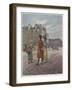 Flower Seller in Pont-Neuf-Georges Jules Auguste Cain-Framed Giclee Print