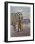 Flower Seller in Pont-Neuf-Georges Jules Auguste Cain-Framed Giclee Print