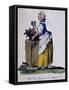 Flower Seller in Vienna, 1787-null-Framed Stretched Canvas