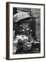 Flower Seller, Piccadilly Circus, London, 1926-1927-null-Framed Giclee Print