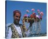 Flower Seller, Tunisia-null-Stretched Canvas