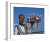 Flower Seller, Tunisia-null-Framed Art Print