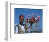 Flower Seller, Tunisia-null-Framed Art Print