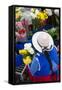 Flower Sellers, Cueneca, Ecuador-Peter Adams-Framed Stretched Canvas