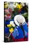 Flower Sellers, Cueneca, Ecuador-Peter Adams-Stretched Canvas