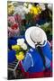 Flower Sellers, Cueneca, Ecuador-Peter Adams-Mounted Photographic Print