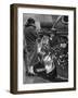 Flower Sellers, Piccadilly Circus, London, 1926-1927-null-Framed Giclee Print