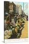 Flower Sellers, San Francisco, California-null-Stretched Canvas