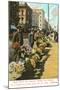 Flower Sellers, San Francisco, California-null-Mounted Art Print