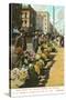 Flower Sellers, San Francisco, California-null-Stretched Canvas