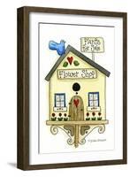 Flower Shop Birdhouse-Debbie McMaster-Framed Giclee Print