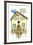 Flower Shop Birdhouse-Debbie McMaster-Framed Giclee Print