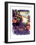 Flower Shop in a Shade-Nicolas Hugo-Framed Giclee Print