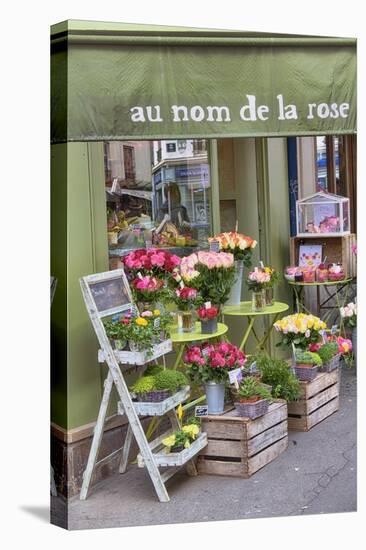 Flower Shop In Paris-Cora Niele-Stretched Canvas