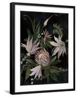 Flower Show I Crop Neutral-Julia Purinton-Framed Art Print