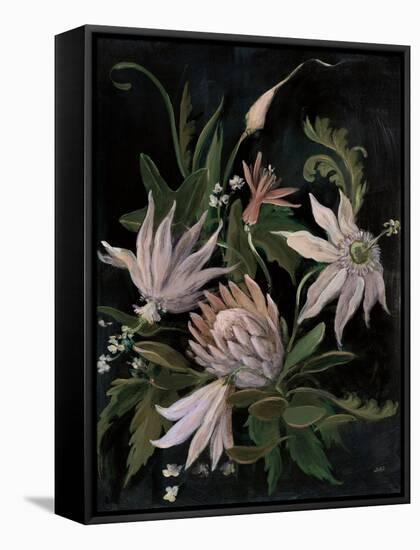 Flower Show I Crop Neutral-Julia Purinton-Framed Stretched Canvas