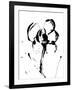 Flower Squiggle II-Erin Ashley-Framed Art Print